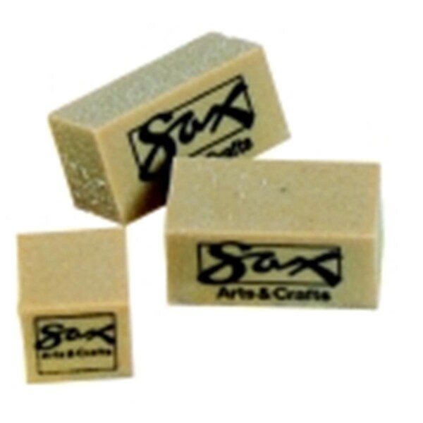 Sax 1 x 1 x 0.75 in. Gumart General Purpose Eraser - Brown; Pack 24